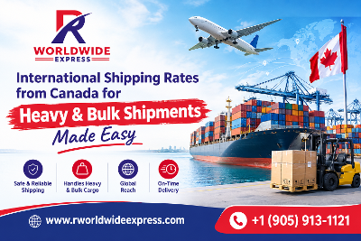 International Shipping Rates from Canada for Heavy & Bulk Shipments Made Easy